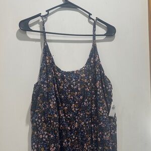 Old Navy Navy Floral Dress